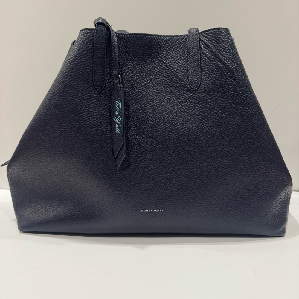 Draper James Reversible Leather Tote